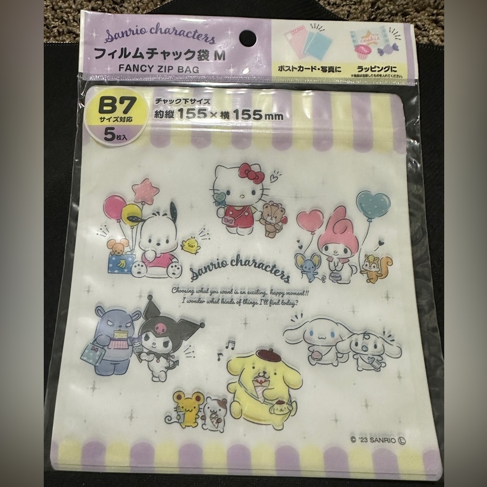 Sanrio Characters Fancy Zip Bag